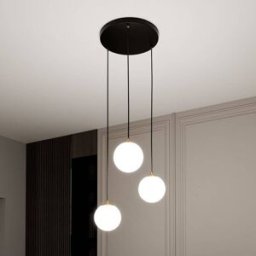 Glass Pendant Light Royal EMIBIG LIGHTING, dimmable, Black, Living / Dining Room, Modern, Ceiling Light