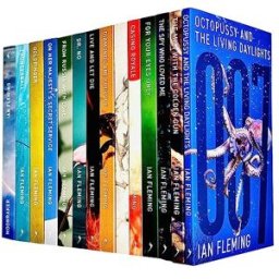 Vintage 007 James Bond 14 Book Collection Set by Ian Fleming – Casino Royale, Goldfinger & Complete Classic Spy Thriller Collection