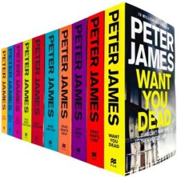 MACMILLAN Roy Grace Series Books 1–10 Collection Set by Peter James – Dead Simple, Looking Good Dead & Crime Thriller Mystery Collection