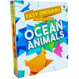 Fox Eye Publishing Step by Step Guide to Easy Origami for Beginners 8 Books Collection Set – Aircraft, Dinosaurs, Pets & Creative Paper Folding Books