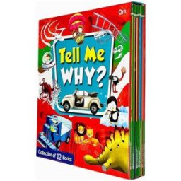 OM Books International Tell Me Why? Collection of 12 Books – Fun Science Questions & Educational Discovery Books for Curious Kids