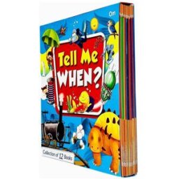 OM Books International Tell Me When? Collection of 12 Books – Fun Science Questions & Educational Discovery Books for Kids