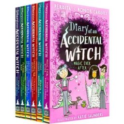 Little Tiger Press Diary of an Accidental Witch Series 6 Books Collection Set by Honor Cargill & Perdita Cargill – Flying High, Ghostly Getaway & Magical Adventure Stori