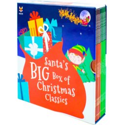 Fox Eye Publishing Santa's Big Box of Christmas Classics Collection 10 Books Set – A Christmas Carol, The Nutcracker & Festive Classic Story Collection for Kids
