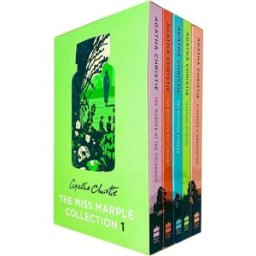 HARPERCOLLINS Miss Marple Mysteries Series Books 1–5 Collection Set by Agatha Christie – The Murder at the Vicarage, Sleeping Murder & Classic Detective Mystery Col