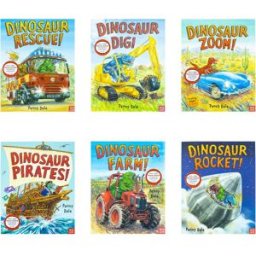 Nosy Crow Ltd Penny Dale’s Dinosaurs Series 6 Books Set with Free Stories Audio Book – Dinosaur Dig!, Dinosaur Zoom! & Fun Dinosaur Picture Stories for Kids
