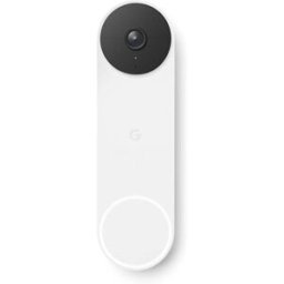 Google Nest Doorbell (Battery) – Snow, Wireless Smart Video Doorbell Camera with Motion Detection, 960p HDR, Night Vision & 2-Way Audio, Wi-Fi Compatible, GWX3T, Used - Like New
