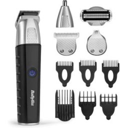 BaByliss Lithium Power 11-in-1 Cordless Multi-Trimmer – Wet & Dry Grooming Kit with 4Hr Runtime, Waterproof Design & 11 Attachments, New