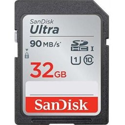 Sandisk Ultra 32GB 90MB/s Class 10 UHS-I SD Memory Card, New