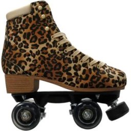 Roces Piper Leopard Roller Skates (Brown) - Brown;Black - Size: 3.5 EU