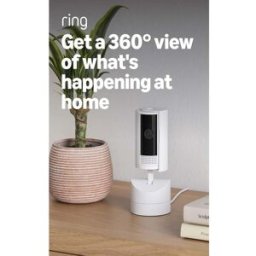 Ring Alarm Ring Pan-Tilt Indoor Camera Plug-In Pet Security Camera – 360° Pan, 169° Tilt, HD Video, Two-Way Talk, New
