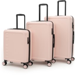 Ted Baker Avalon 3 Piece Suitcase Set Offer - Pink