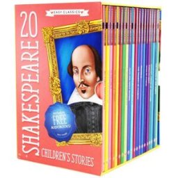 Sweet Cherry 20 Children's Shakespeare Stories Hardback Books Set With Audio Cd's