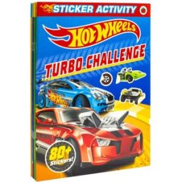 Ladybird Books Hot Wheels Sticker Activity Books 5 Books Collection Set (Turbo Challenge, Criss Cross Crash, Built for Speed, Stunt Zone, Made to Race)
