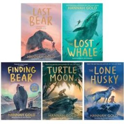 HarperCollins UK Ltd Hannah Gold Collection 5 Books Set (The Lone Husky [Hardback], The Last Bear, The Lost Whale, Finding Bear and Turtle Moon)