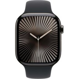 Apple Watch Band – Sport Band – 46mm – Black – S/M – Fluoroelastomer Strap