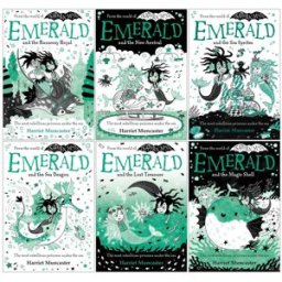 OXFORD UNIVERSITY PRESS World of Isadora Moon Emerald Series 6 Books Collection Set – (Magic Shell, Lost Treasure, New Arrival, Sea Dragon, Sea Sprites, Runway Royal)