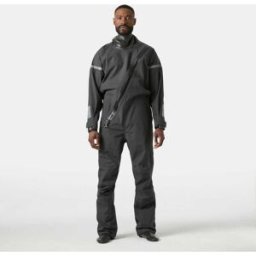 Helly Hansen Men's Waterwear Dry Suit Grey XL - Ebony Grey - Male