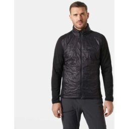 Helly Hansen Men's Lifaloft Hybrid Lightweight Insulator Jacket Black L - Black - Male