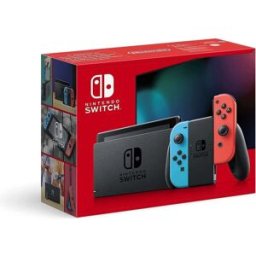 Gadcet Chadwell Heath Nintendo Switch 32GB with Neon Red & Blue Wireless Controllers, New