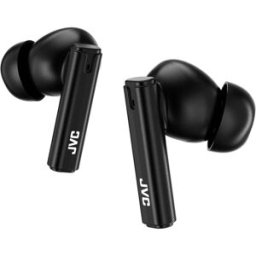 JVC HA-B6T-B Ultra Compact True Wireless Earbuds Black – Built-In Mic, Touch Controls, USB-C Charging, 16-Hour Battery, New