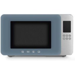 Smeg MOC01SBMUK Microwave with Grill - Matte Storm Blue