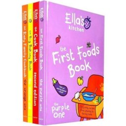 Hamlyn Ellas Kitchen Collection 4 Books Set (The Big Baking Book, The Easy Family Cookbook, The First Foods Book, The Cookbook The Red One)