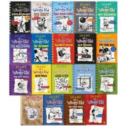 Puffin Diary Of A Wimpy Kid Collection 19 Books Set No Brainer, Diper OEverloede, Big Shot, The Deep End, Wrecking Ball