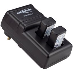 Ansmann Powerline 2 Charger with 2 x Ansmann 300mAh 9V Rechargeable Batteries