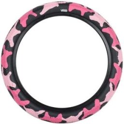 Cult x Vans Waffle 14" BMX Tyre (Pink Camo) - Pink;Black - Size: 2.2