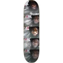 Zoo York Skateboard Deck (Hhf Radio Head) - Grey;Brown - Size: 8