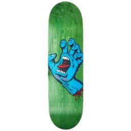 Santa Cruz Skateboards Santa Cruz Screaming Hand Skateboard Deck (Green/Black/Blue) - Green;Black;Blue - Size: 8.8