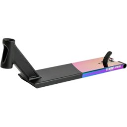Drone Scooters Drone Element 5.0" Stunt Scooter Deck (Black/Neochrome) - Black;Neochrome - Size: 19.5