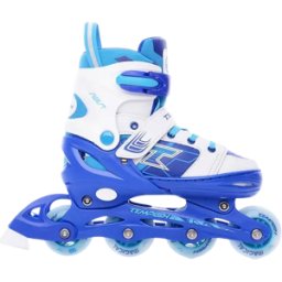 Tempish Swist Flash Kids Inline Skates (White) - White;Blue - Size: 12C-1 EU