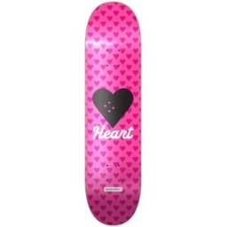 Heart Supply Vertical Flow Skateboard Deck (Pink) - Pink - Size: 8