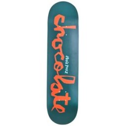 Chocolate Original Chunk Skateboard Deck (Perez) - Green;Orange - Size: 8