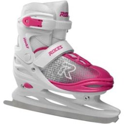 Roces Jokey Ice X Girls Ice Skates (White) - White;Pink - Size: 1.5-3.5 EU