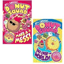 DFB Books Donut Squad Collection 2 Books Set by Neil Cameron (Make a Mess! and Take Over the World)