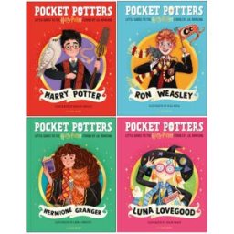 Bloomsbury Publishing PLC Pocket Potters: Little Guides to the Harry Potter Stories 4 Books Collection Set by J.K. Rowling (Harry Potter, Ron Weasley, Hermione Granger and Luna