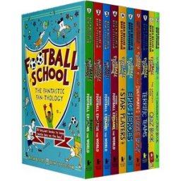 Walker Books Football School Fantastic Fan-Thology 10 Books Collection Box Set – Football Facts & Fun Learning Collection for Kids