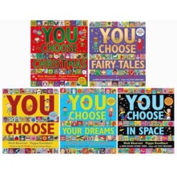 Puffin You Choose Series 5 Books Children's Collection Set by Pippa Goodhart and Nick Sharratt (You Choose, Dreams, Fairy Tales, Space, Christmas)