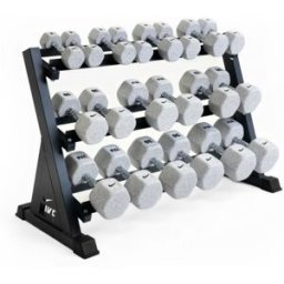 nikestrength Nike Strength 2-22.5kg Dumbbell Set with Rack - Grind