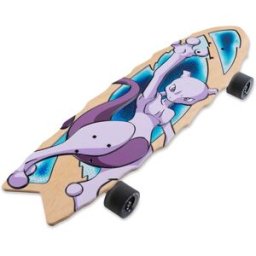Pokémon Center × Bear Walker: Mewtwo Limited Edition Carved Skateboard – The Pinnacle of Collectible Art