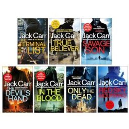 Simon & Schuster James Reece Series 7 Books Collection Set by Jack Carr – The Terminal List & Military Thriller Collection