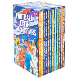 Fox Eye Publishing Football Elite Superstars 12 Books Box Set – Messi, Ronaldo & Football Heroes Collection