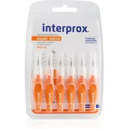 Dentaid Interprox Orange Super Micro Interdental Brushes x6