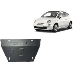 Scut Protection Steel sump guard for Fiat 500 S - (2007-2026)