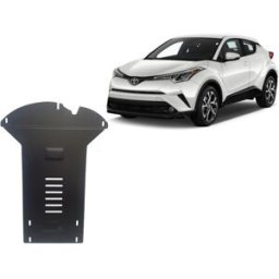 Scut Protection Steel catalytic converter guard/cat lock for Toyota C-HR - (2016-2023)