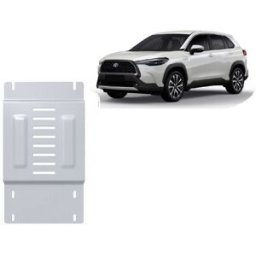 Scut Protection Aluminum catalytic converter guard/cat lock for Toyota Corolla Cross - (2022-2026)