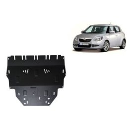 Scut Protection Steel sump guard for Skoda Fabia 2 Diesel - (2007-2014)